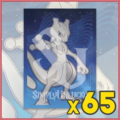 Pokemon TCG: OFFICIAL ULTRA PRO MEWTWO SLEEVES 65 PACK IN STOCK - Image 1 of 2