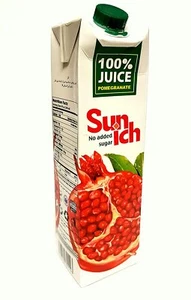 12 x 1 Liter Sunich Granatapfelsaft 100% aus Konzentrat ohne Zucker - Bild 1 von 1