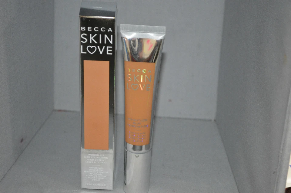 BECCA Skin Love Weightless Blur Foundation Amber 1.23 Oz
