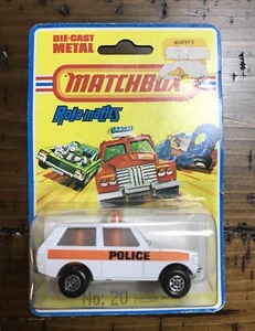 1975 MATCHBOX Rola-Matics by LESNEY 20 Police Patrol Range Rover Unused in Blist - Picture 1 of 4