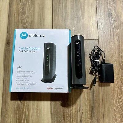 Motorola DOCSIS 3.0 Cable Modem - MB7220 - Image 1 of 4