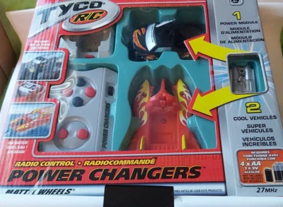 TYCO R/C POWER CHANGERS On Land Truck & On Water Boat 27 MHz Dated  2002 NOS - Image 1 of 4