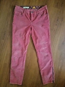 Anthropologie Pilcro and the Letterpress STET No 28 Pink Skinny Corduroy Pants - Picture 1 of 7