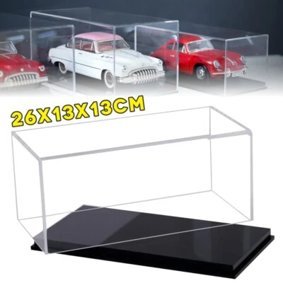 Large Acrylic Display Case Dustproof Box Perspex Clear Collectibles Model UK - Image 1 of 4