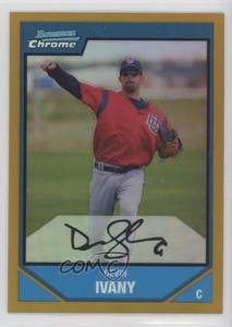 2007 Bowman Chrome Prospects Gold Refractor /50 Devin Ivany #BC191