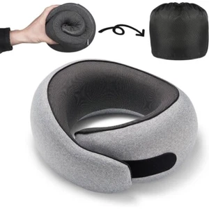 Travel Pillow, 100% Pure Memory Foam Travel Neck Pillow ,Ergonomic Design - Picture 1 of 5