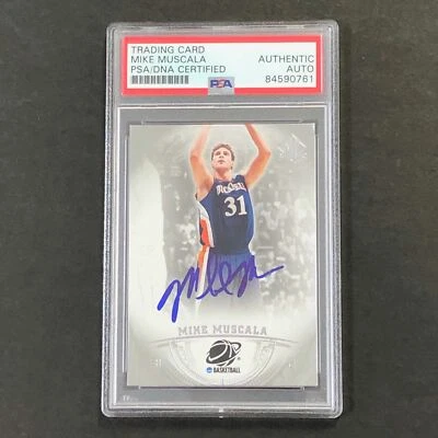 2013-14 SP Authentic #41 Mike Muscala Signed Card AUTO PSA Slabbed - Image 1 of 2