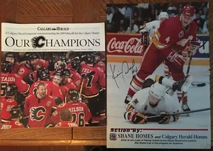 Calgary Flames Calgary Herald Newspaper Mag 2004 Stanley Cup + Poster Kevin Dahl - Picture 1 of 8