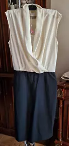 👗 Max Mara Black And White Full Suit Size 44 New - Picture 1 of 6