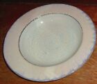 Terre Antiche Made in Italy Blue Rimmed Soup Bowl Terra Cotta bottom 9-1/4" SO5