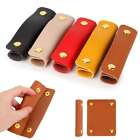 Women Leather Handle Wrap Grip Sleeve Strap Tote Purse Handbag Protector Cover