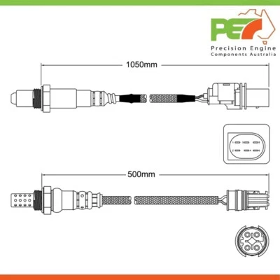 2 x новый * OEM * Pre-Cat и Post-Cat датчики кислорода для BMW 125i 3.0L - Изображение 1 из 4