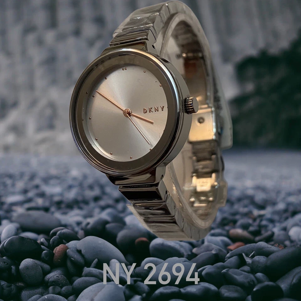 DKNY Astoria Quartz Silver Dial Stainless Steel Ladies Watch NY2694