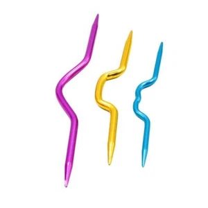 3pcs Aluminum Stitch Knitting Cable Needles Crochet Hook Marker Craft - Picture 1 of 5