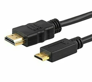 5FT HDMI to Mini HDMI Cable Cord Adapter HD for Cameras HDTV Camcorder 1080P - Picture 1 of 6