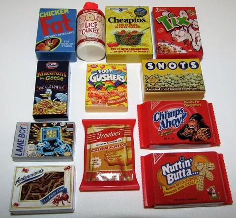 WACKY PACKAGES MINI SERIES 3D PUNNY LOT BUNDLE OF (12) DIFFERENT AS PICTURED #6 Cover