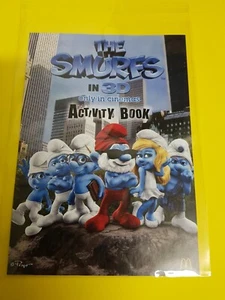 McDonalds Toys The Smurfs In 3D Activity Book Peyo 2011πNewπ - Picture 1 of 5