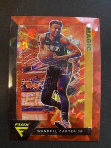2020-21 Panini Flux - Red Cracked Ice #127 Wendell Carter Jr.