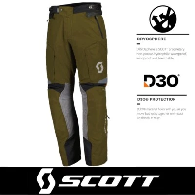 Adventure Motorcycle Trousers Scott Dual Raid Breathable Adventure Pants X-LARGE - Image 1 of 4