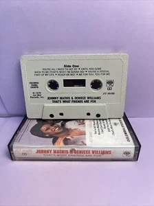 Johnny Mathis & Deniece Williams That's What Friends Are For 1978 Cassette Tape - Picture 1 of 4