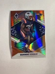 2021 Phoenix Fire Burst Rhamondre Stevenson Rookie RC #133 New England Patriots - Bild 1 von 2