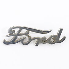 Ford Vintage 1940s? Metal Script Automobile Emblem Badge 3.25"