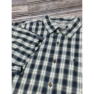 Carhartt Nens manica corta con bottoni vestibilità rilassata blu 2XL XXL - Foto 1 di 6