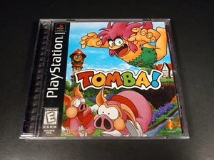 Tomba! (PlayStation 1 PS1) Complete CIB PS1 BLACK LABEL - Picture 1 of 7