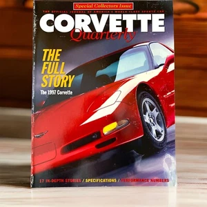 1997 Corvette Quarterly Magazine + Fold-Out Poster 10x31 Vintage Special Edition - Picture 1 of 9