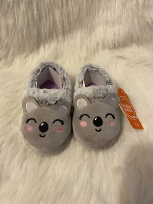Zapatillas Wonder Nation Niñas Talla 7-8 Gris Koala Zapatos sin cordones Piel sintética Foto 1 de 4