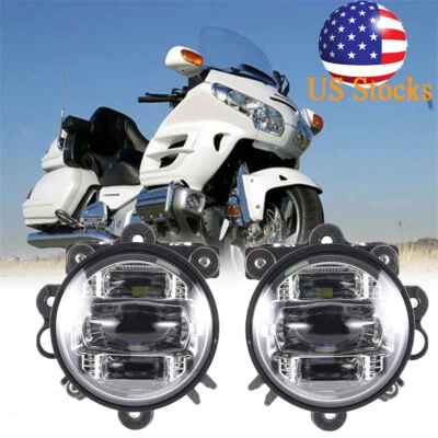 Luces antiniebla LED de conducción de aleación de aluminio para Honda GL1800 1800 Goldwing 2001-2010 Foto 1 de 4