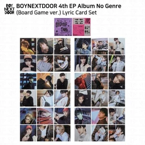 [NO PHOTOCARD] BOYNEXTDOOR 4th EP NO GENRE BoardGame ver. Lyric Card Set - Picture 1 of 13