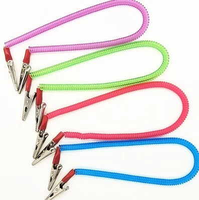 5 piezas clips para babero de paciente dental cadenas soporte para servilletas bobina flexible cadena de plástico Foto 1 de 4