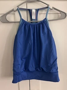 Ivivva By Lululemon Double Dutch Tank 6 Blue Back To School Dance Gymnastics - Picture 1 of 5