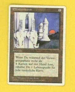 Ivory Tower Elfenbeinturm German Fourth Edition 4th MTG Magic the Gathering - Picture 1 of 2