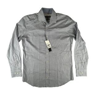 Dylan graues Hemd Herren klein blau meliert Button Down Bloomingdales exklusiv - Bild 1 von 10