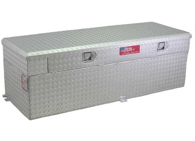 RDS 72747 Auxiliary Diesel Fuel Tank & Toolbox Combo - 51 Gal., Silver Aluminum - Imagem 1 de 3