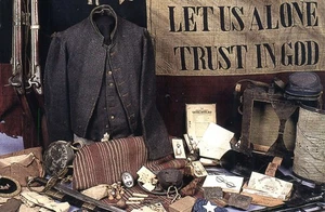 Bürgerkrieg Gedenkhalle Waffenausrüstung Infanterist New Orlean Louisiana Postkarte - Bild 1 von 2