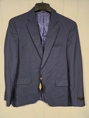 Ted Baker London Men's Jay CT Slim Fit 100% Wool Suit Coat Jacket Blue 42R NWT  - Image 1 of 4