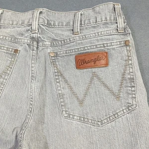 Wrangler Jeans Men's 32x32 Fits 32x30 Gray Retro Slim Boot Western Denim - Picture 1 of 12