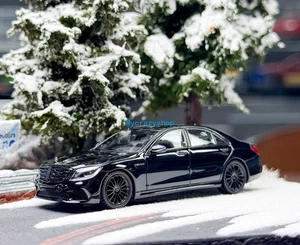 CR King 1:64 Black S65 AMG W222 Sedan Sports Model Diecast Metal Car - Picture 1 of 5
