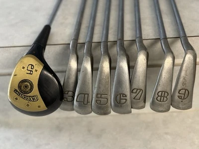 Spalding Executive Iron Set (3-9) and 5 Wood RH TT Lite Jet Step Medium Steel - Image 1 of 4