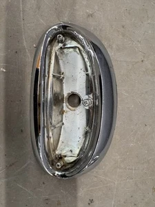 1955 Chevy BelAir Park Lamp Light Turn Signal Bezel Trim Housing Parking Nomad - Foto 1 di 8
