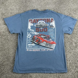 Daytona 500 Shirt Herren Large blau NASCAR Racing Sprint Cup 2013 Race Tee Auto - Bild 1 von 11