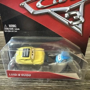 Disney Pixar Cars 3 Luigi & Guido - NEW ON CARD - Picture 1 of 4