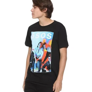 Camiseta 5SOS 5 Seconds Of Summer Youngblood Algodón Negro Grande - Imagen 1 de 4