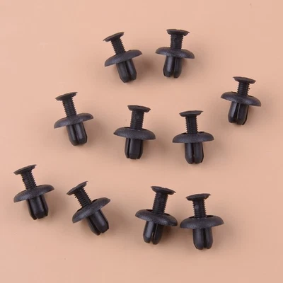 10 piezas clips de parachoques tipo empuje retenedor aptos para Pajero Mitsubishi Lancer MB253964 Foto 1 de 3