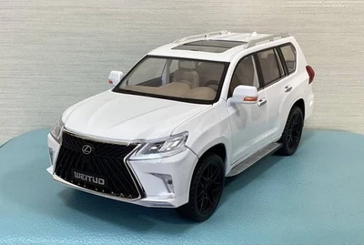 Battery Included Lexus LX570 White LEXUS SUV 1 18 - Image 1 of 4