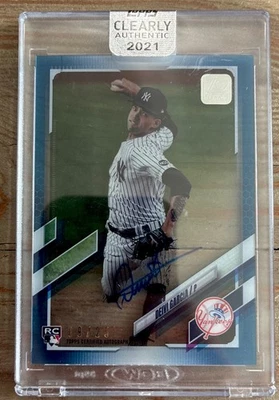 2021 Topps Clearly Authentic Autographs #CAADG Deivi Garcia ￼09/25! - Image 1 of 2
