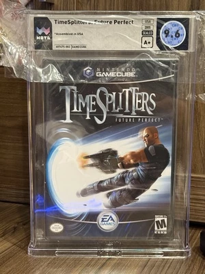 TimeSplitters: Future Perfect (Nintendo GameCube) - WATA graded slab 9.6 A+ - Image 1 of 3